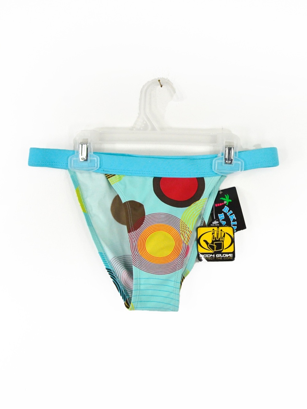 NWT Vintage 2000s 00s Y2K Body Glove Groovy Blue Polka Dots Bikini Bottoms